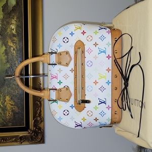 LV Authentic Alma white Multicolor